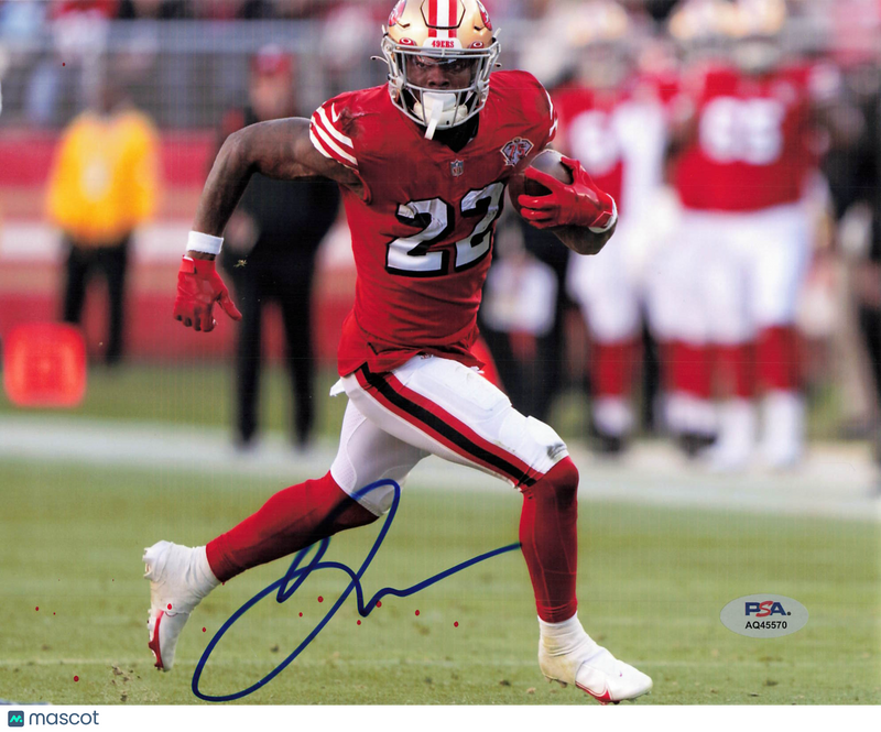 Jeff Wilson Jr Signed San Francisco 49ers Football 8x10 Photo PSA Autographed
