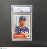 2024 Topps #758 Jasson Dominguez Signed Rookie Card Auto A PSA Slabbed Yankees