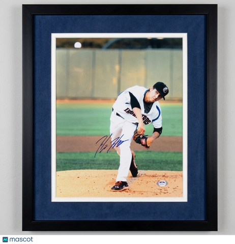 Hunter Harvey Aberdeen IronBirds Signed 11x14 Custom Framed Photo PSA