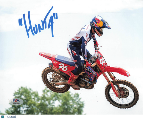 Hunter Lawrence Honda HRC Signed Motocross / Supercross 8x10 Photo
