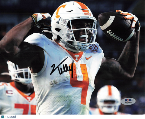 Cedric Tillman Signed Tennessee Volunteers Football Photo PSA Autographed