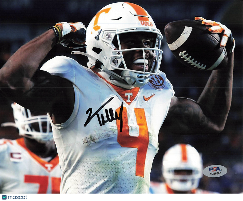Cedric Tillman Signed Tennessee Volunteers Football Photo PSA Autographed