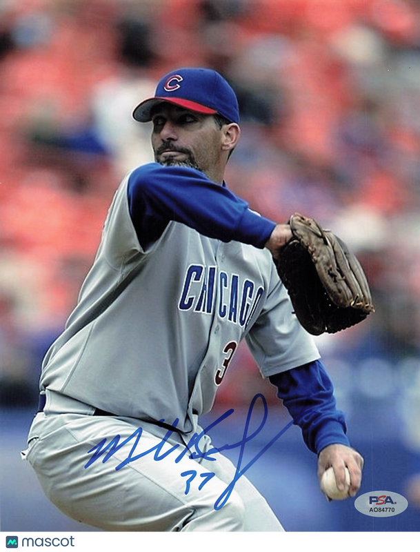 Mike Remlinger Chicago Cubs Signed 8x10 Photo PSA