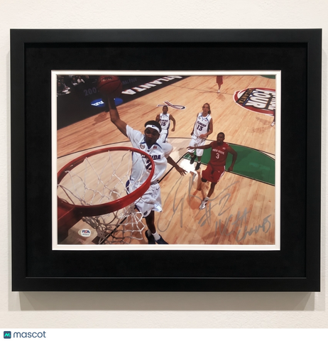 Corey Brewer Florida Gators Signed Basketball 11x14 Custom Framed Photo PSA