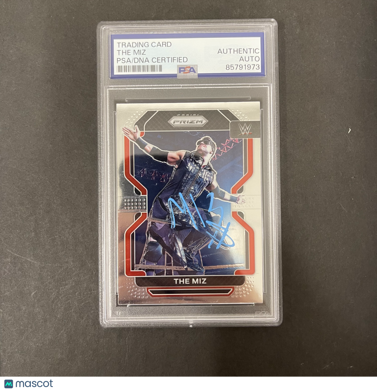 The Miz 2022 Panini Prizm#174 Signed Card PSA Autographed