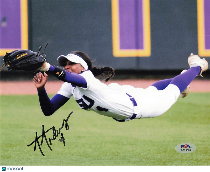 Aliyah Andrews LSU Tigers Signed 8x10 Photo PSA