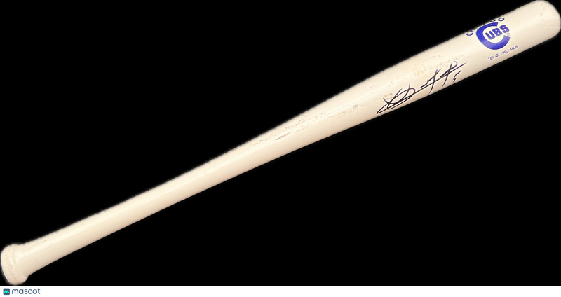 Christopher Morel Chicago Cubs Signed Mini Bat PSA Autographed