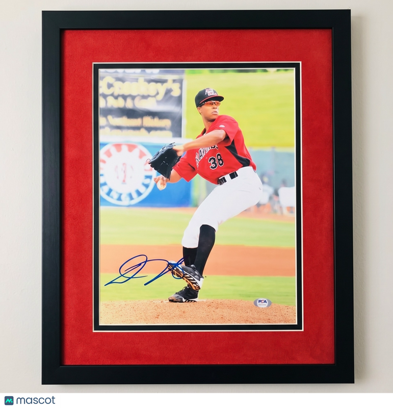 Dillon Tate Baltimore Orioles Signed 11x14 Custom Framed Photo PSA