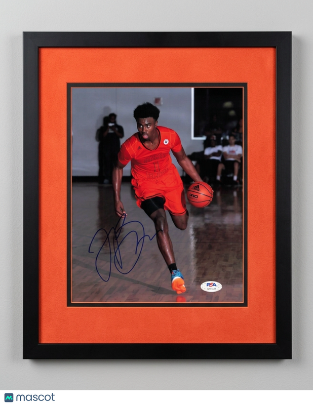 Jaylen Brown Signed Basketball 8x10 Framed Display Photo PSA