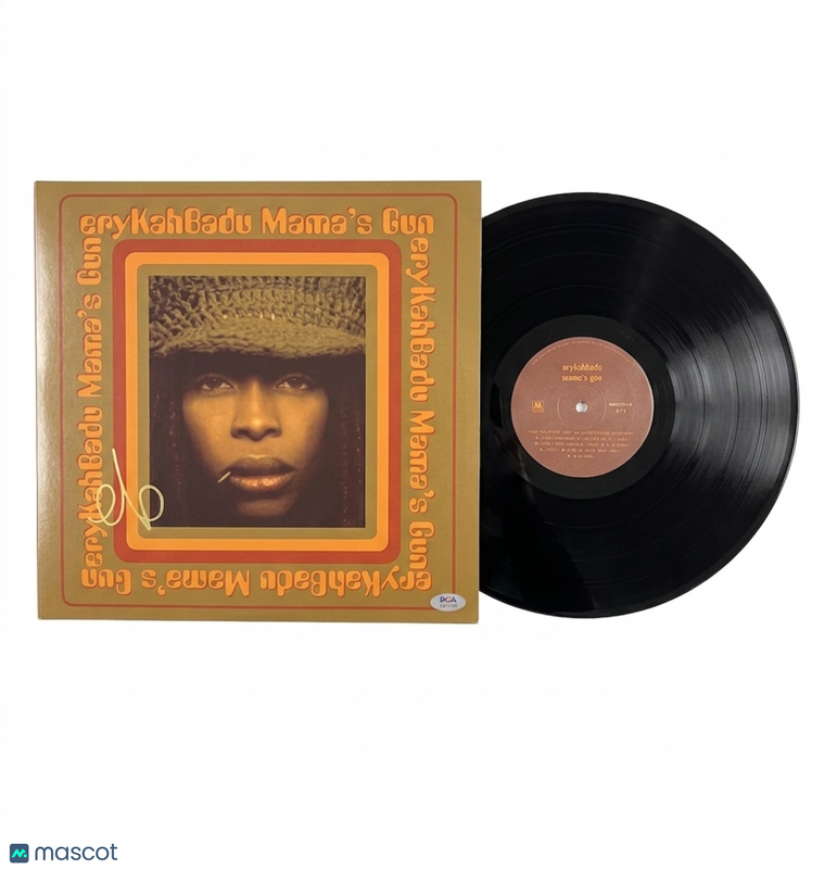 Erykah Badu Signed Mama’s Gun Vinyl PSA Album Autographed