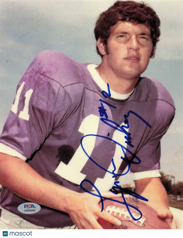 Lynn Dickey Signed Kansas State Wildcats Football 8x10 Photo PSA Autographed