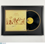 Steve Hackett Signed Custom Framed A Trick of the Tail Vinyl Album PSA Auth