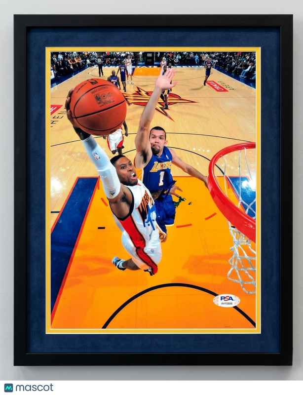 CJ Watson Golden State Warriors Signed Basketball 8x10 Custom Framed Photo PSA