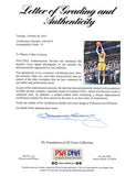 Stephen Curry Golden State Warriors Signed Basketball 11x14 Photo PSA