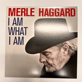 Merle Haggard signed I Am What I Am Vinyl Album PSA Autographed