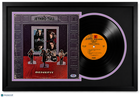 Martin Barre Signed Benefit Framed Vinyl PSA Album Auth