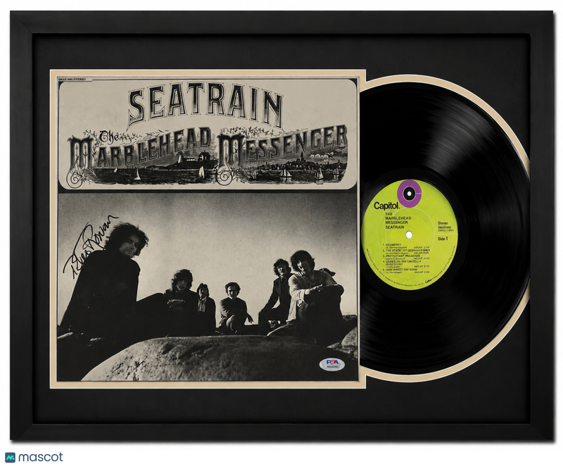 Peter Rowan Signed The Marblehead Messenger Custom Framed Vinyl Album PSA Auth
