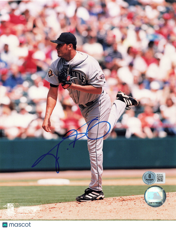 Freddy Garcia Seattle Mariners Signed 8x10 Photo BAS
