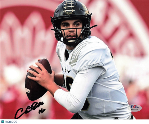 Aidan O'Connell Signed Purdue Boilermakers Football 8x10 Photo PSA Autographed