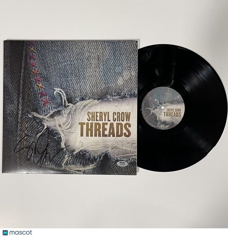 Sheryl Crow Signed Threads Vinyl Album PSA Autographed