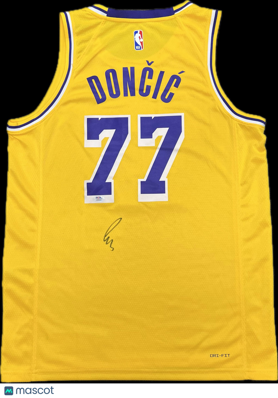 Luka Doncic Signed Jersey PSA Los Angeles Lakers Autographed