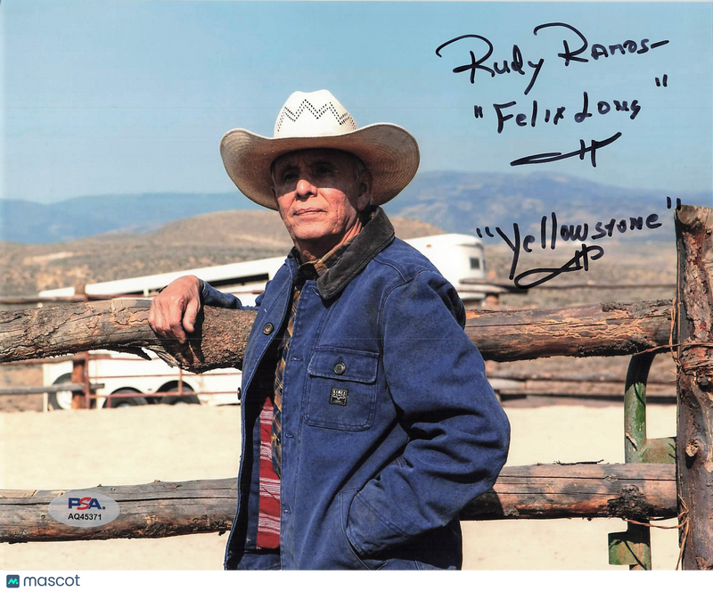 Rudy Ramos Signed 8x10 Yellowstone Photo PSA  Autographed