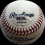 Jose Soriano Signed MLB Baseball PSA Toronto Blue Jays