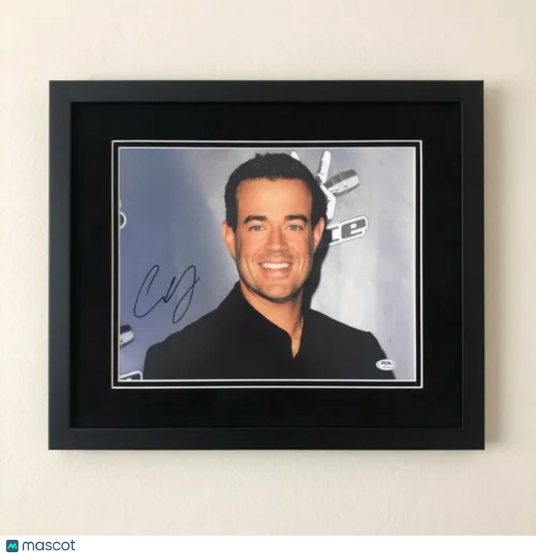 Carson Daly signed 11x14 Custom Framed photo PSA/DNA Autographed