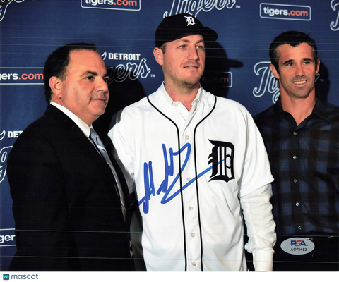 Al Avila Detroit Tigers Signed 8x10 Photo PSA