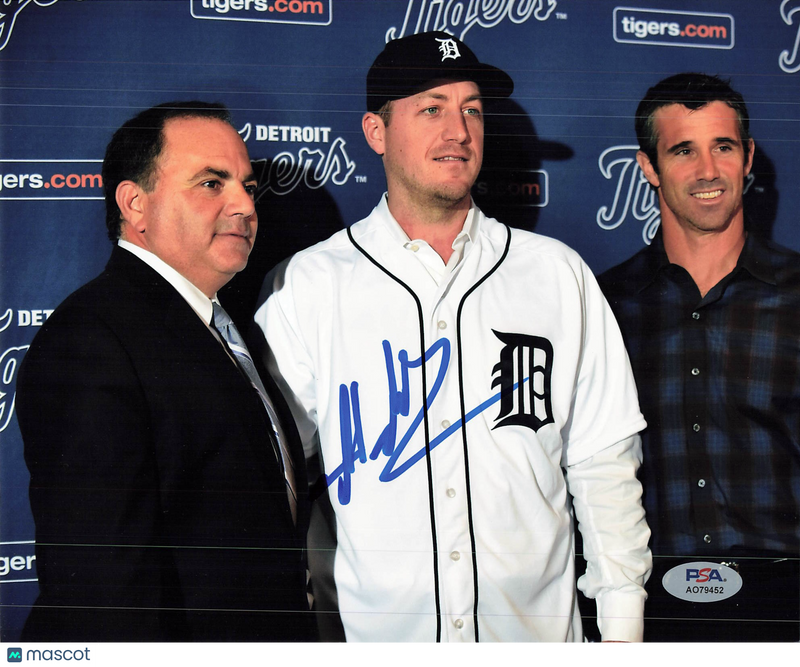 Al Avila Detroit Tigers Signed 8x10 Photo PSA