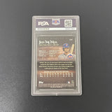 2019 Topps Rookie Card#130 Jeff McNeil Signed Card Auto 10 PSA Slabbed NY Mets