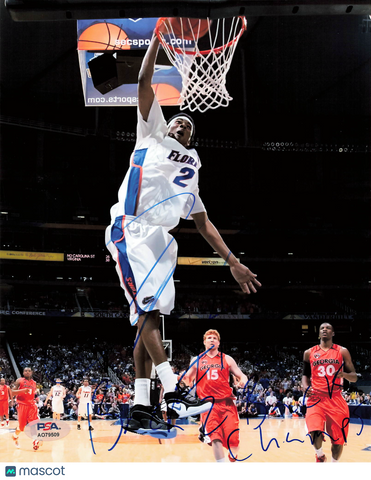 Corey Brewer Florida Gators Signed Basketball 8x10 Photo PSA