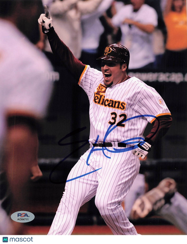 Eric Hinske St. Paul Saints Signed 8x10 Photo PSA