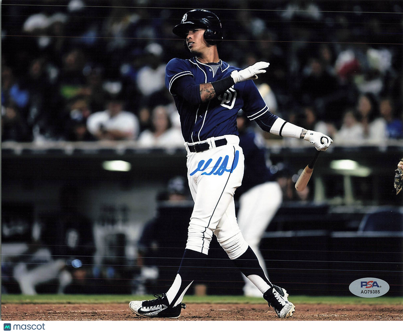 Gabriel Arias San Diego Padres Signed 8x10 Photo PSA
