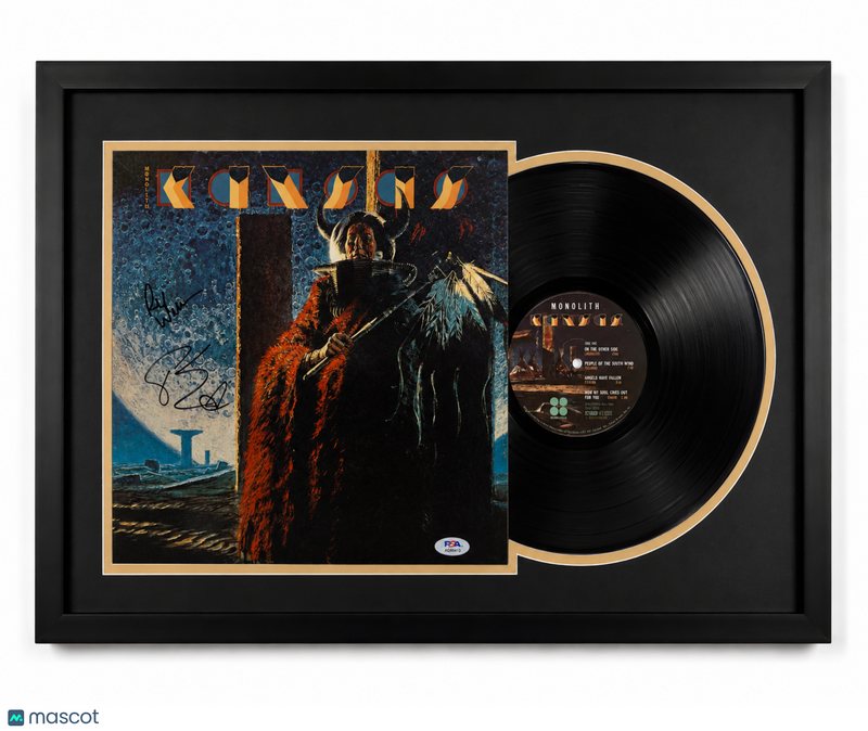 Phil Ehart & Richard Williams Signed Monolith Custom Framed Vinyl Album PSA Auth