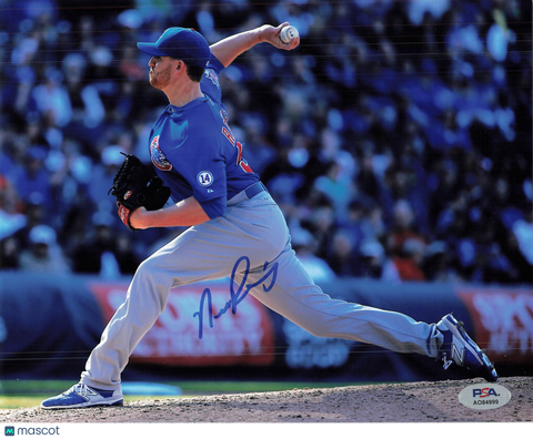 Neil Ramirez Chicago Cubs Signed 8x10 Photo PSA