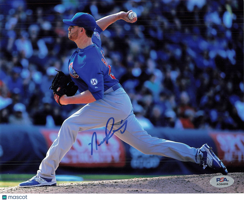 Neil Ramirez Chicago Cubs Signed 8x10 Photo PSA