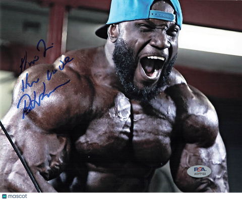 Akim Williams Signed Bodybuilding 8x10 Photo PSA Autographed
