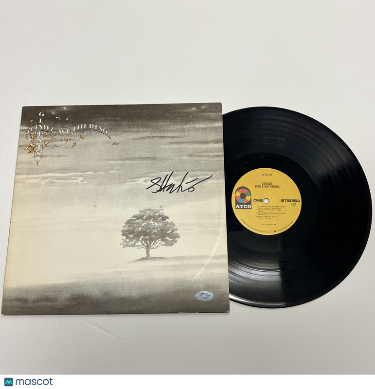 Steve Hackett Signed Wind & Wuthering Vinyl Album PSA Autographed Genesis