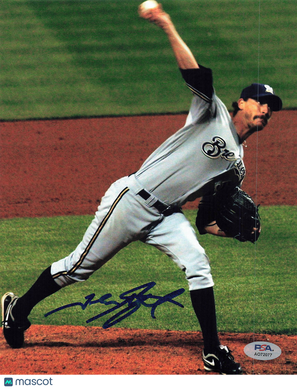John Axford Signed 8x10 Photo Milwaukee Brewers