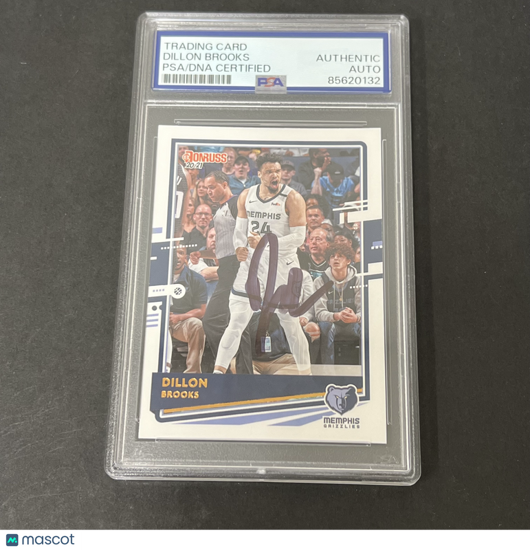 2020-21 Donruss #47 Dillon Brooks signed card PSA Auto Authentic