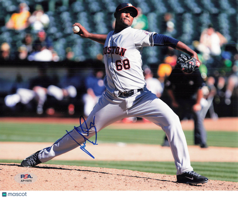 Michael Feliz Houston Astros Signed 8x10 Photo PSA
