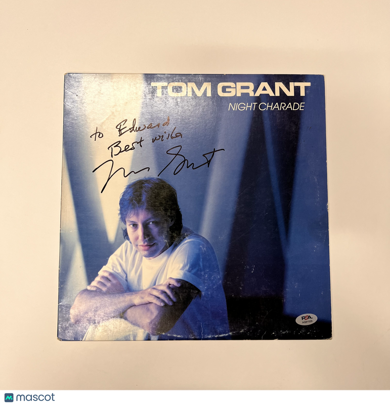 Tom Grant Signed Night Charade Vinyl Album PSA Autographed