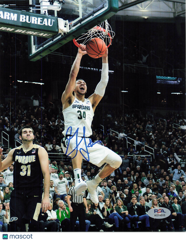 Gavin Schilling Signed photo PSA Michigan State Spartans