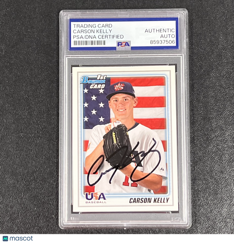 2011 Topps Bowman Draft Picks & Prospects #BDPP100 Carson Kelly Signed Card Auto