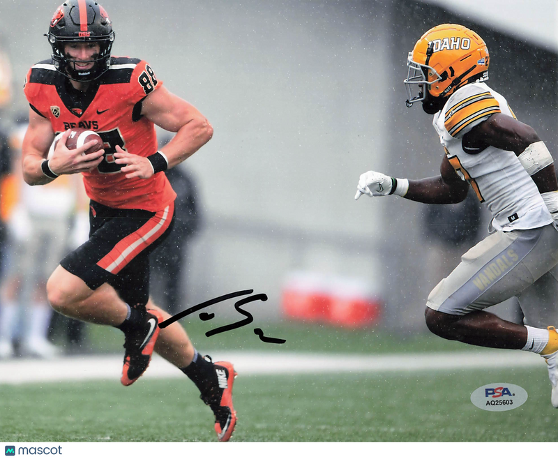 Luke Musgrave Signed Oregon State Beavers Football 8x10 Photo PSA Autographed