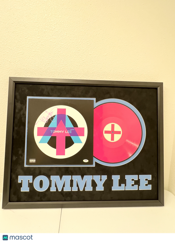 Tommy Lee Signed Andro Custom Framed Vinyl Album PSA Autographed