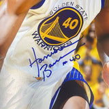 Harrison Barnes Golden State Warriors Signed Basketball 20x30 Photo PSA