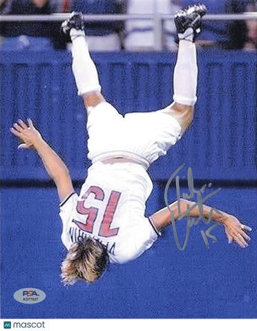 Tisha Venturini Signed USWNT Soccer 8x10 Photo PSA Autographed