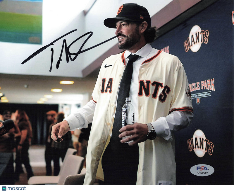 Tony Vitello San Francisco Giants Signed 8x10 Photo PSA Autographed
